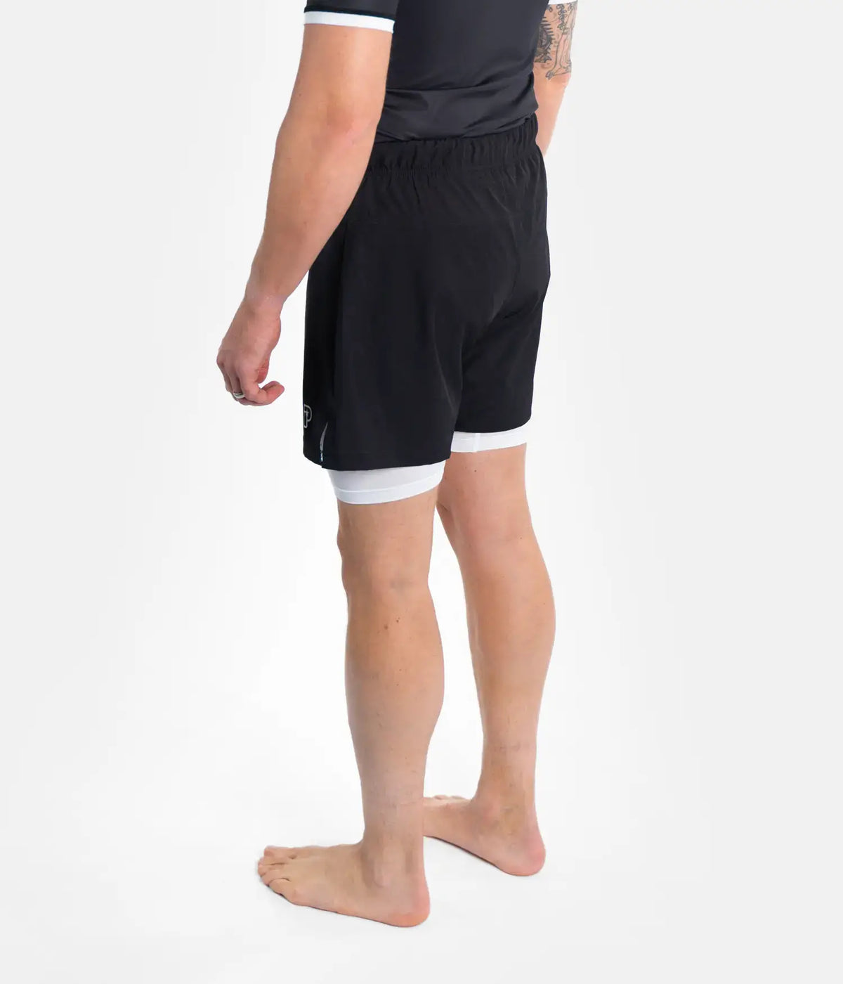 Academy + Hybrid Shorts - Black/White