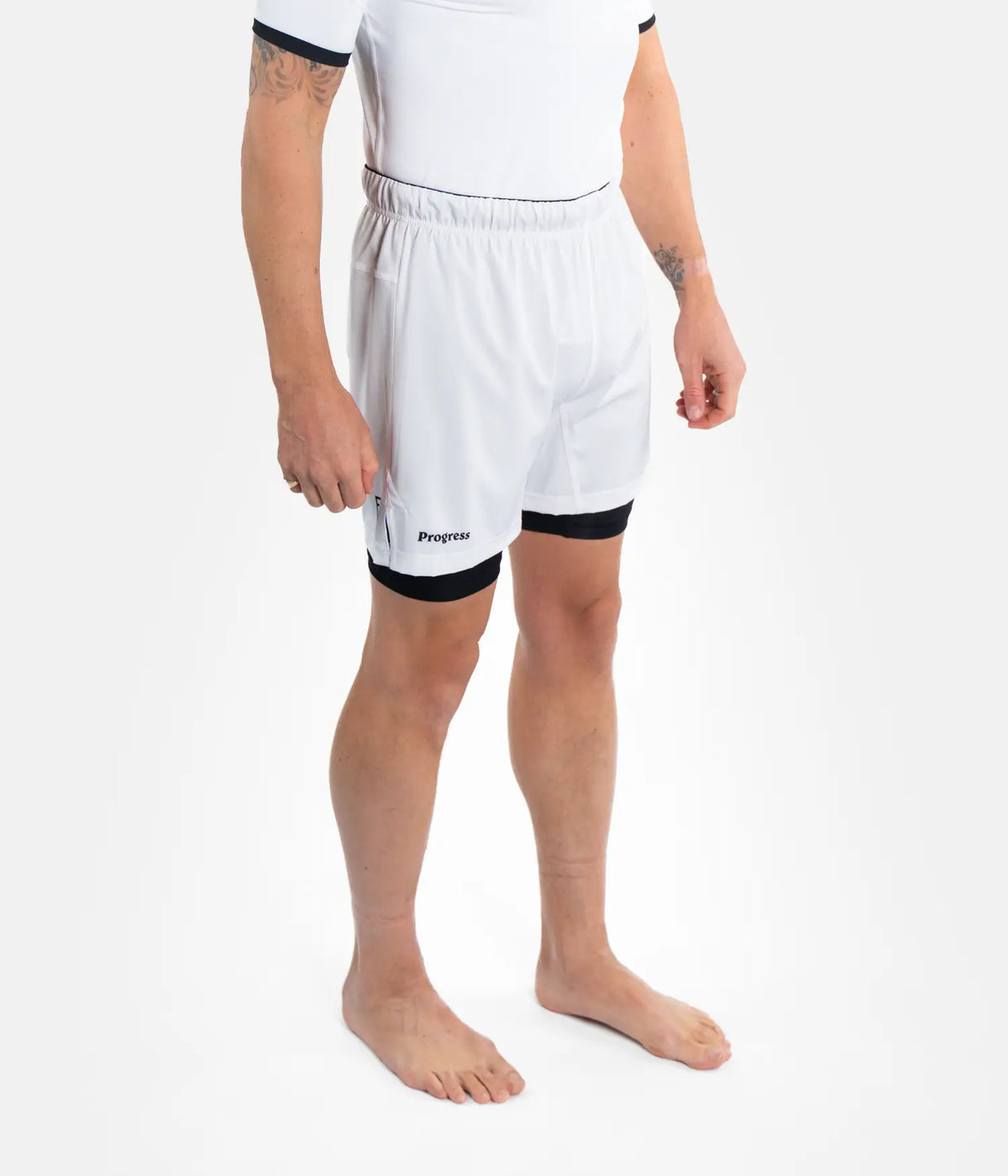 Academy + White Hybrid Shorts