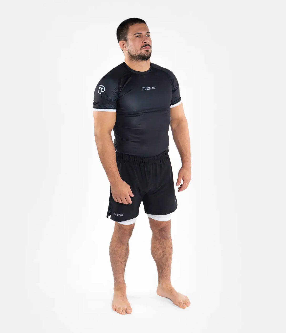 Academy + Rashguard - Black/White