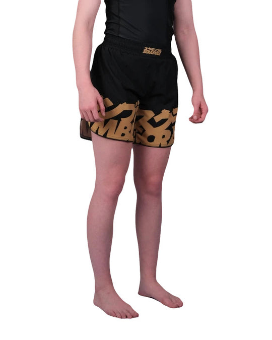 Kids Baka Shorts - Black/Gold