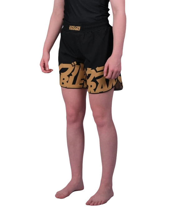 Kids Baka Shorts - Black/Gold