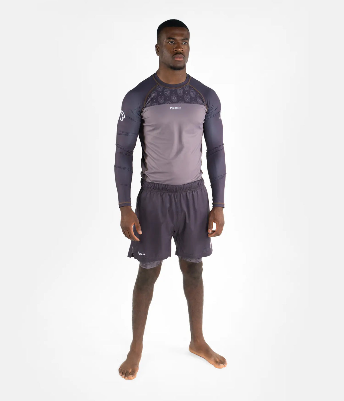 Calavera Rashguard Longsleeve - Brown