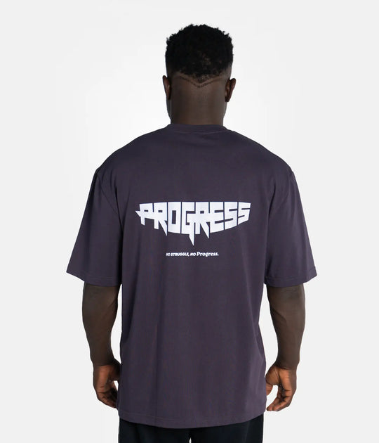 Calavera Oversized Logo Tee - Brown