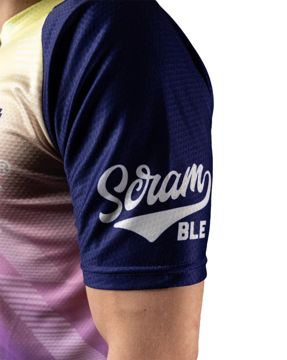 Dorai Training Top - Purple and Yellow