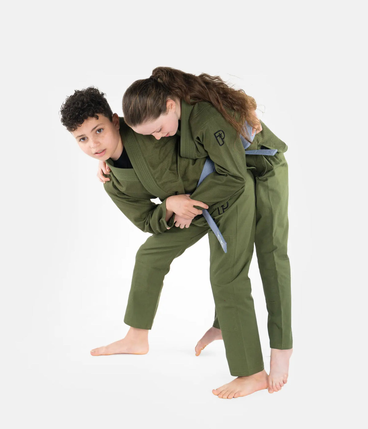 Kids Academy Gi - Forest Green (with FREE Whitebelt)