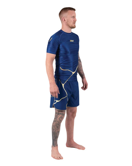 Kintsugi Rashguard - Blue
