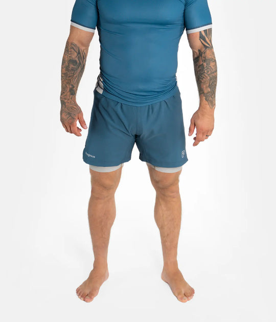 Academy + Hybrid Shorts - Moonlight Blue