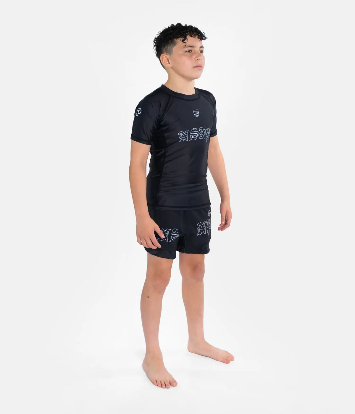 NSNP Kids Rashguard  - Black