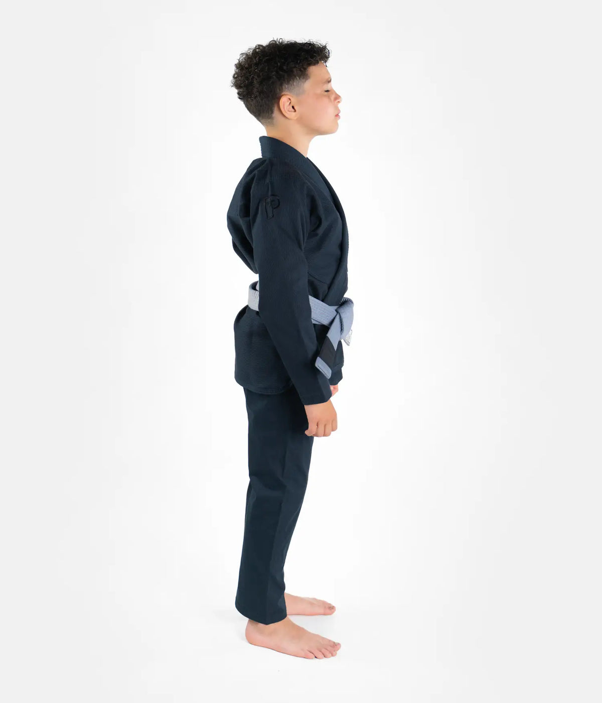 Kids Academy Gi - Petroleum Grey (with FREE Whitebelt)