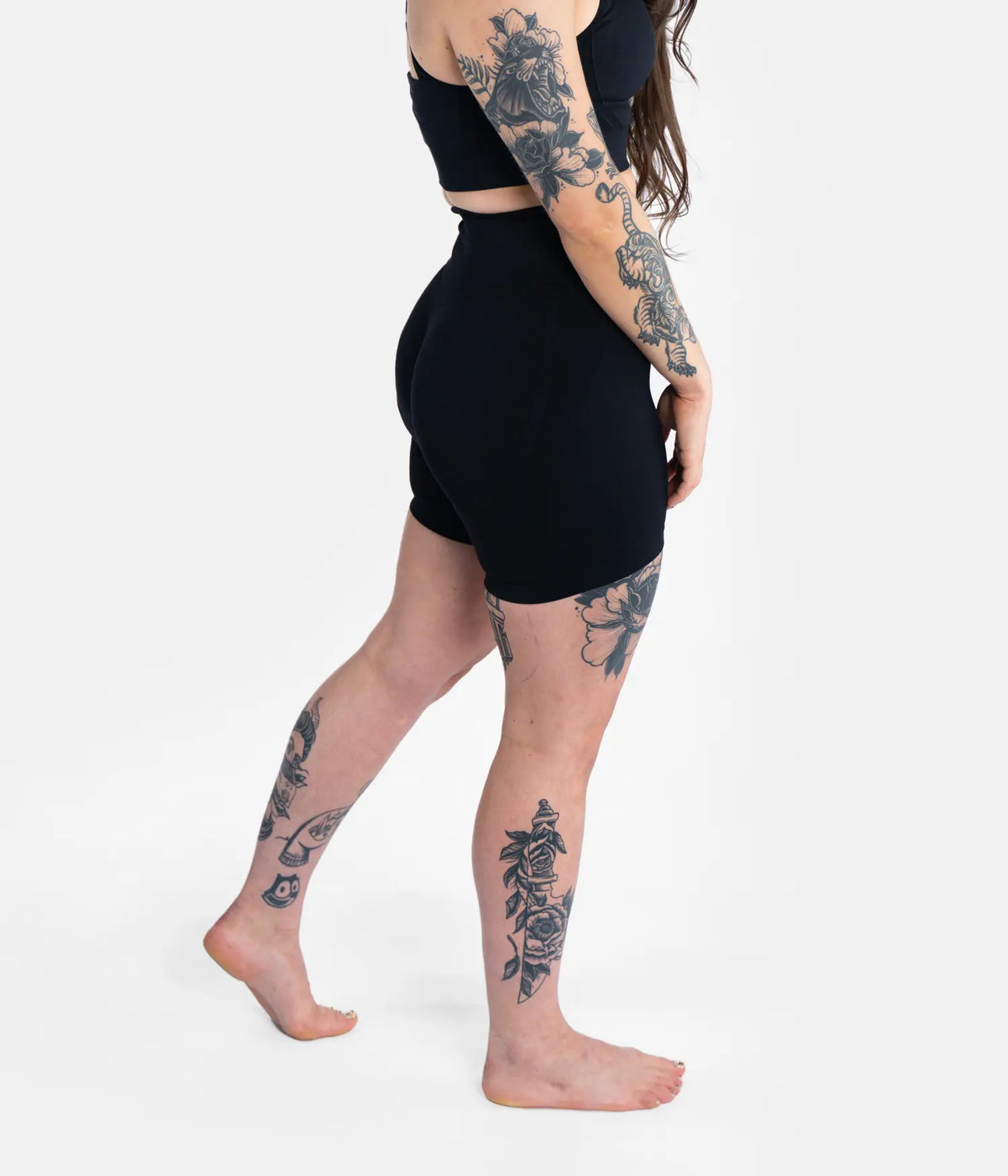 Women's Pro Seamless Grappling Shorts - Black