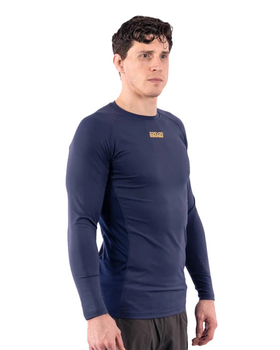 Shinobi Longsleeve Rashguard - Midnight Blue