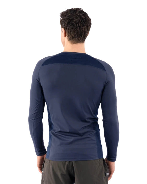 Shinobi Longsleeve Rashguard - Midnight Blue