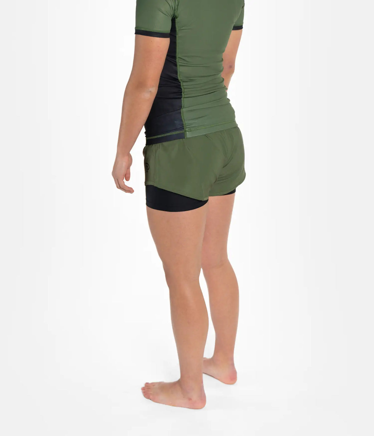 Ladies Academy + Hybrid Shorts - Khaki