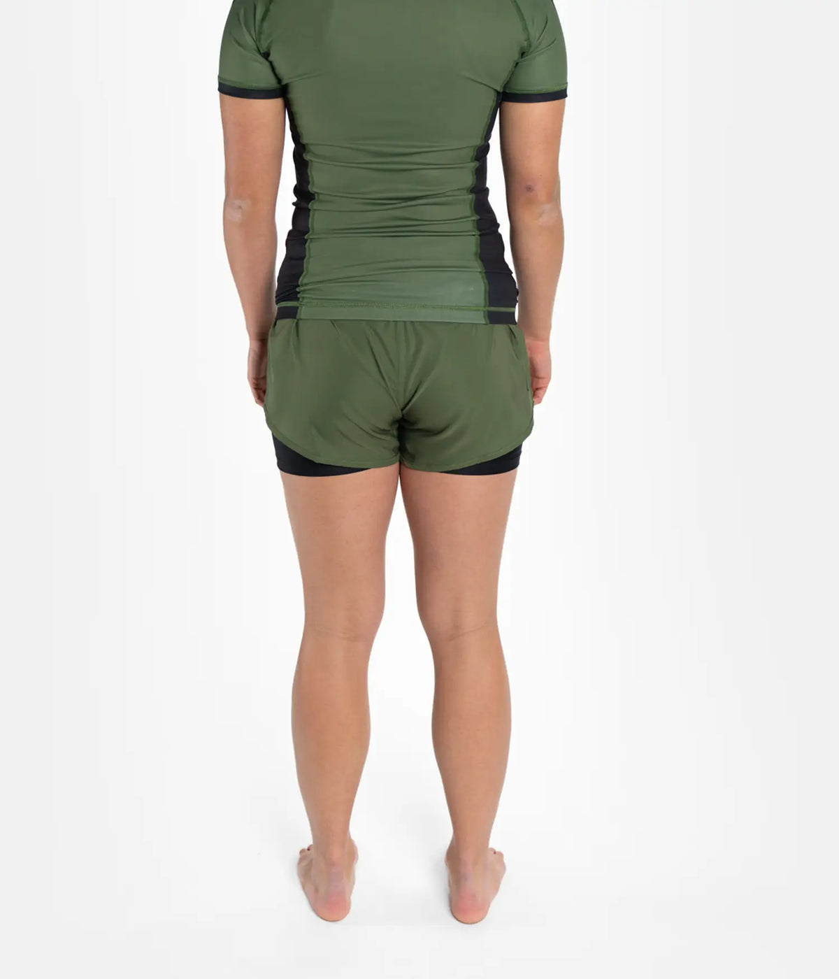 Ladies Academy + Hybrid Shorts - Khaki