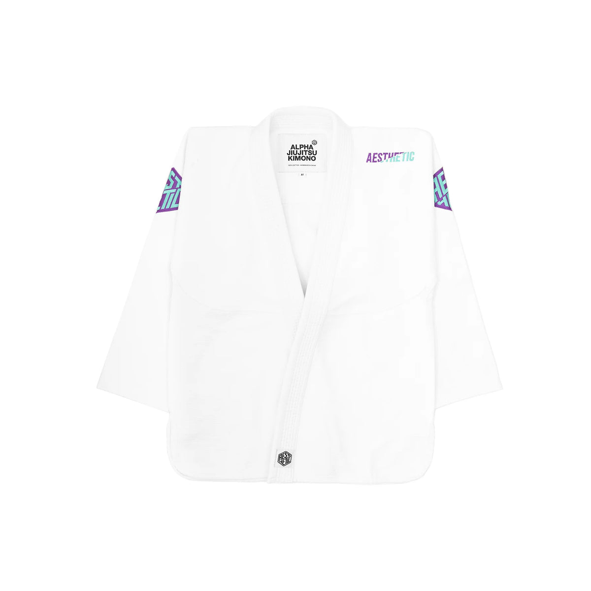 Alpha+ Kimono - White/Lilac