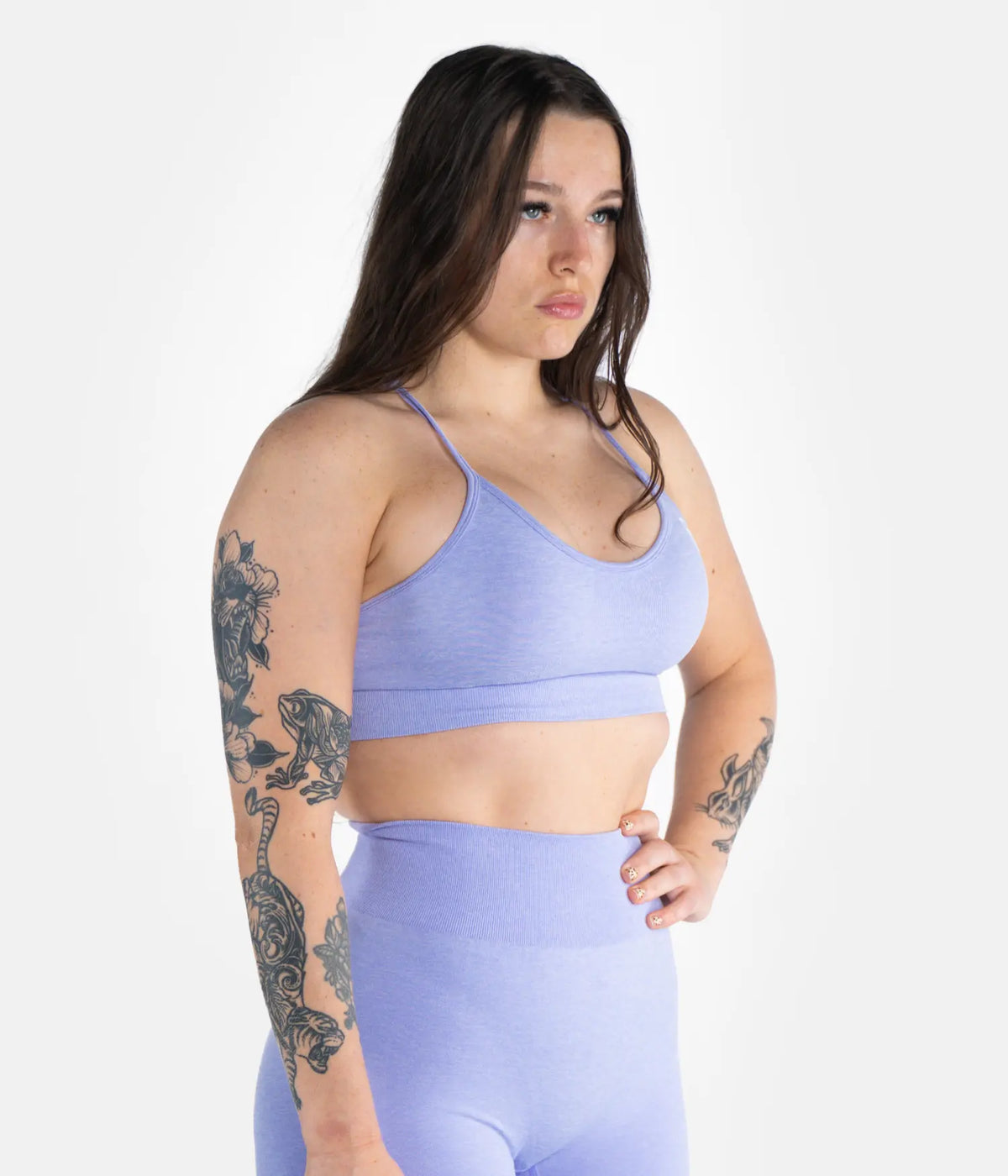 Eira Women's Seamless Sports Bra - Lilac