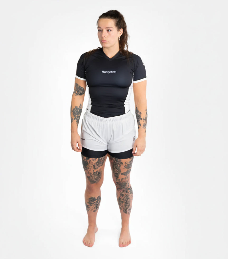 Women's Academy + Rashguard - Black/White