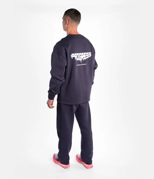 Calavera Open Pleat Crewneck - Brown