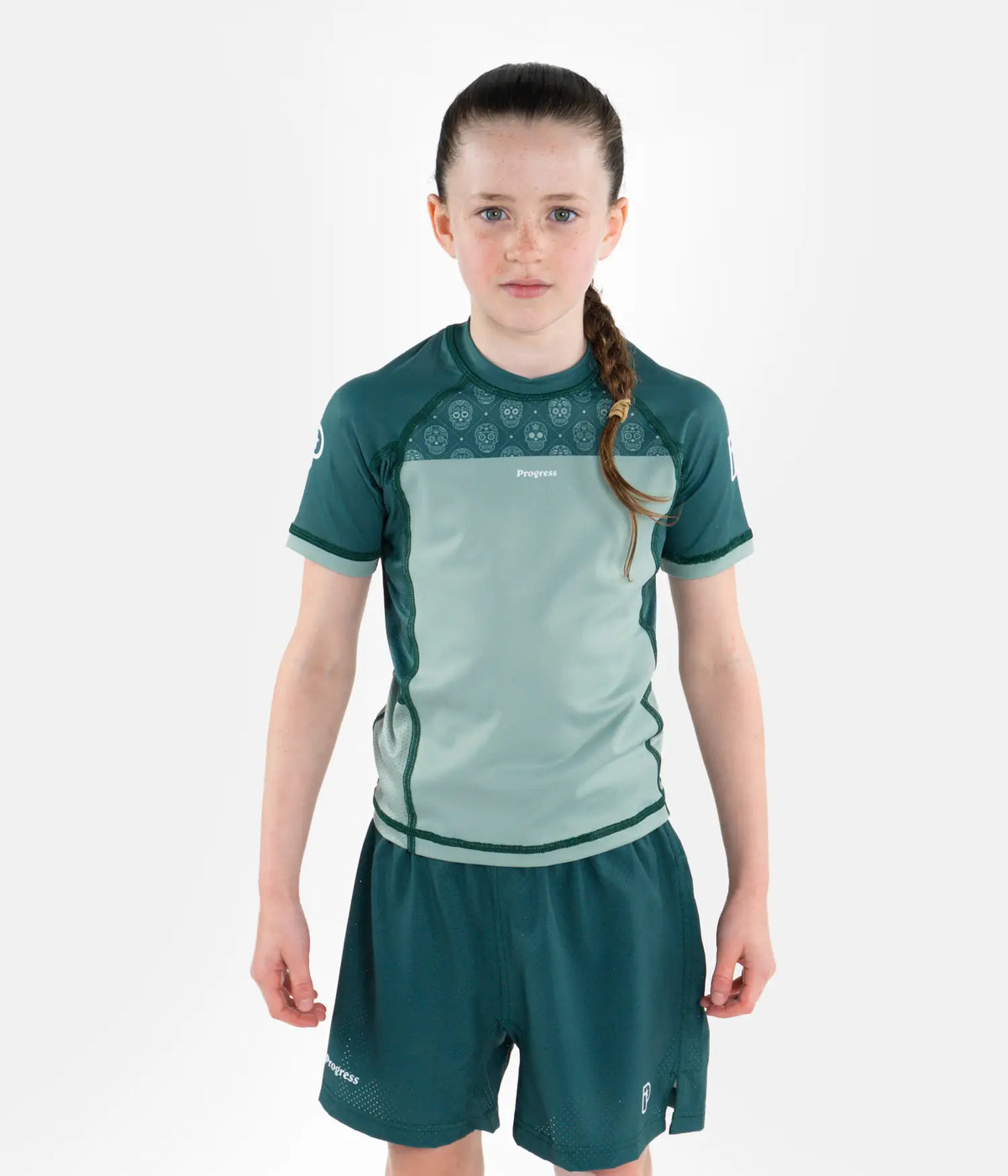 Calavera Kids Rashguard - Olive