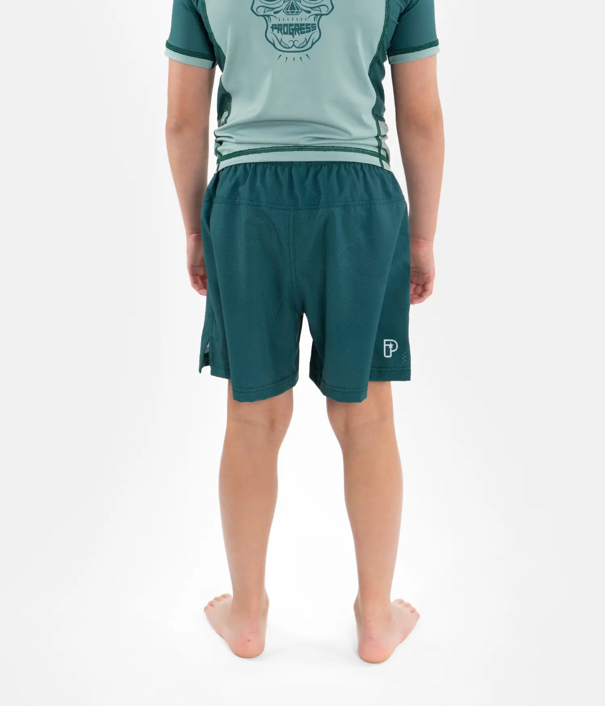 Calavera Kids Hybrid Shorts - Olive