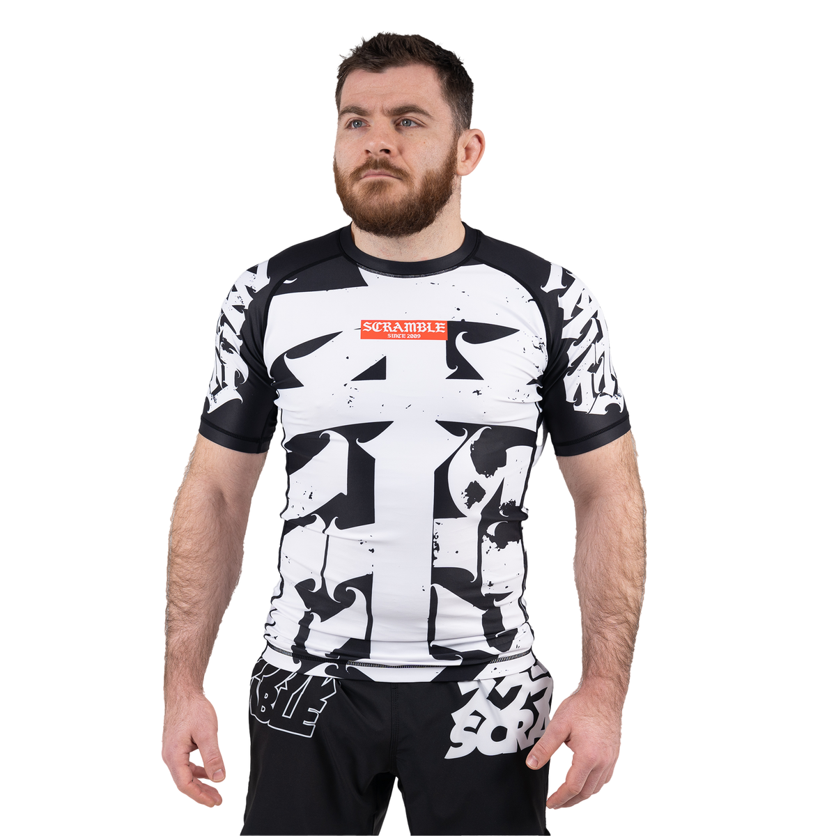 Hanzi Rash Guard - Monochrome