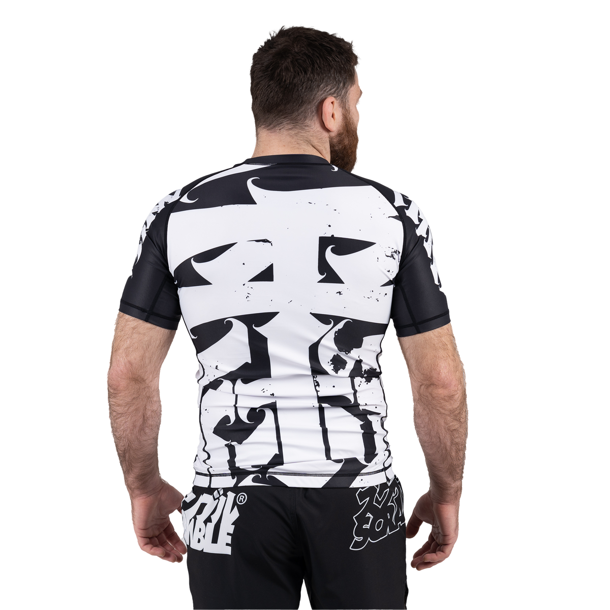 Hanzi Rash Guard - Monochrome