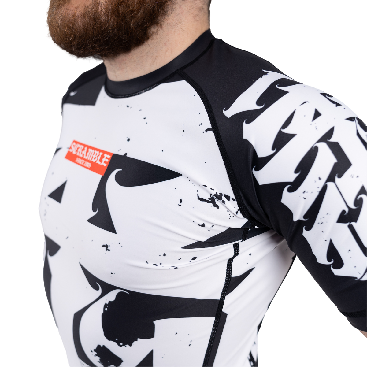 Hanzi Rash Guard - Monochrome
