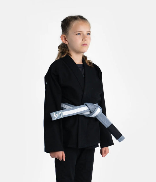 Kids Academy Gi - Black (With FREE White Belt)