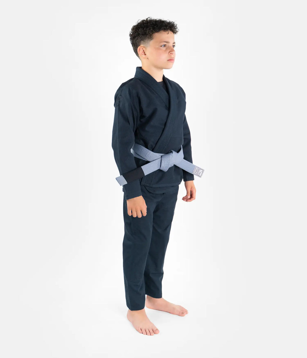 Kids Academy Gi - Petroleum Grey (with FREE Whitebelt)