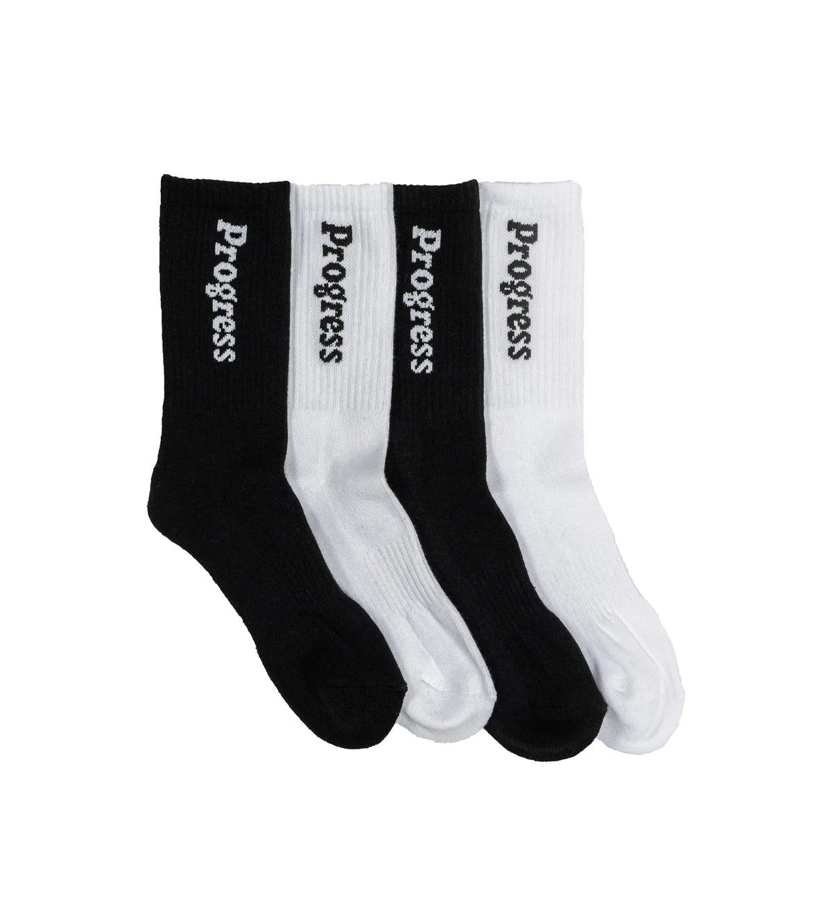 Progress Pro Socks - White & Black