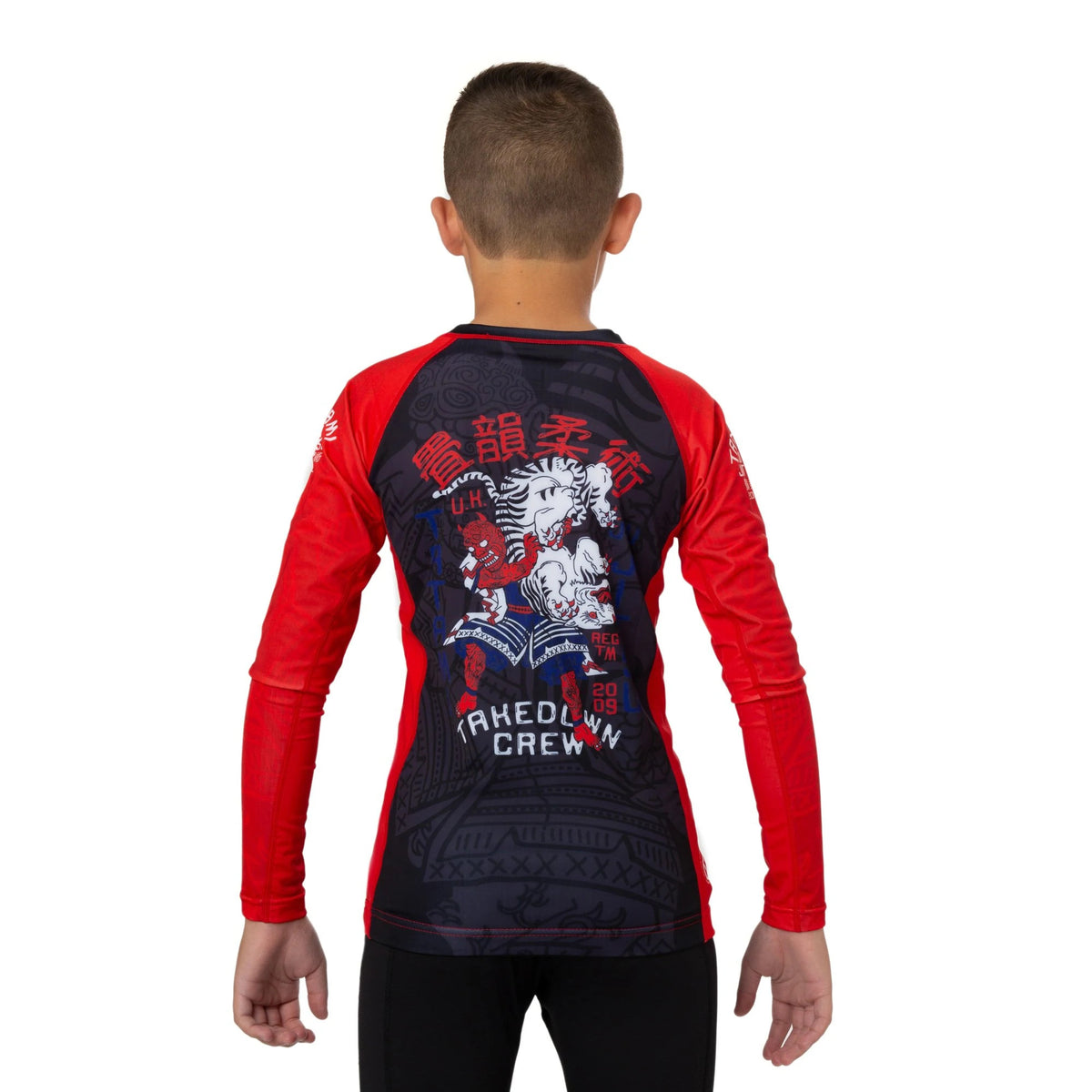 Kids Takedown Tiger Rash Guard