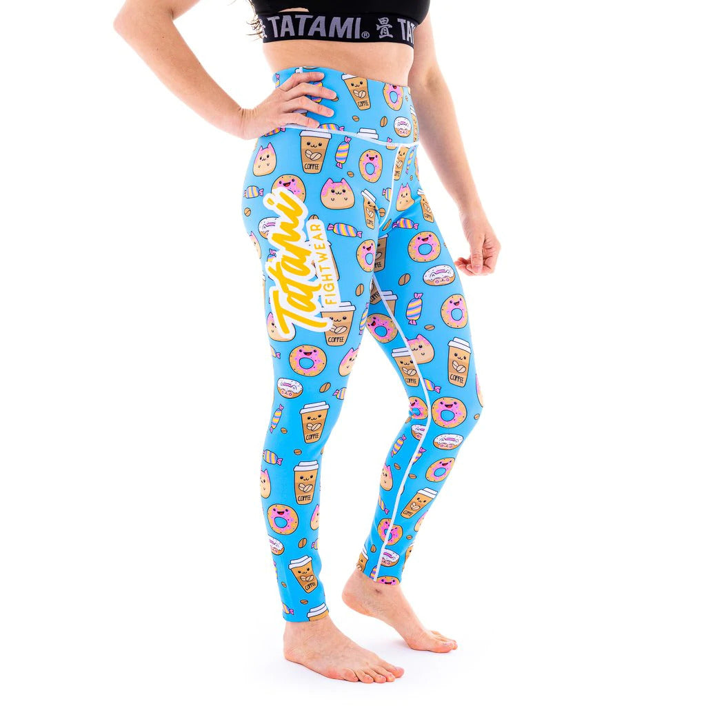 Ladies Coffee Cat Leggings