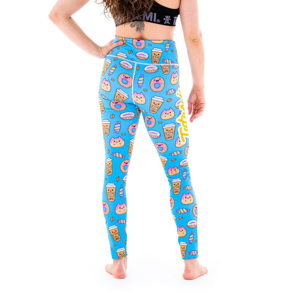 Ladies Coffee Cat Leggings