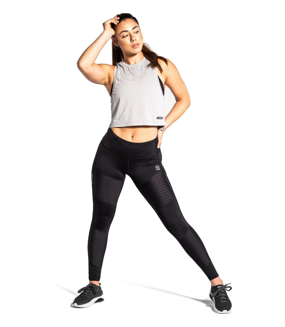 Ladies Pistol ECO Thread Crop Tank