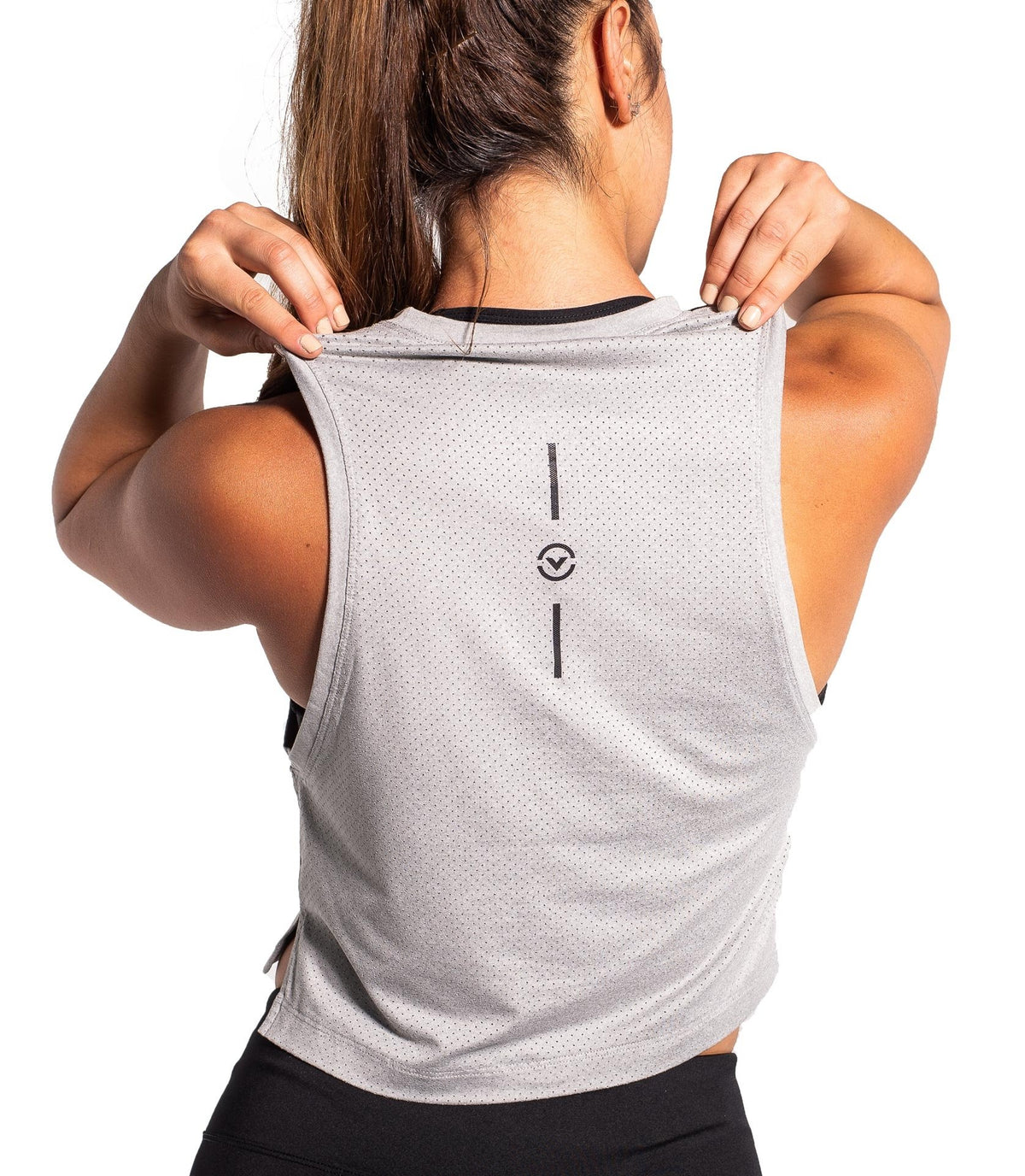 Ladies Pistol ECO Thread Crop Tank