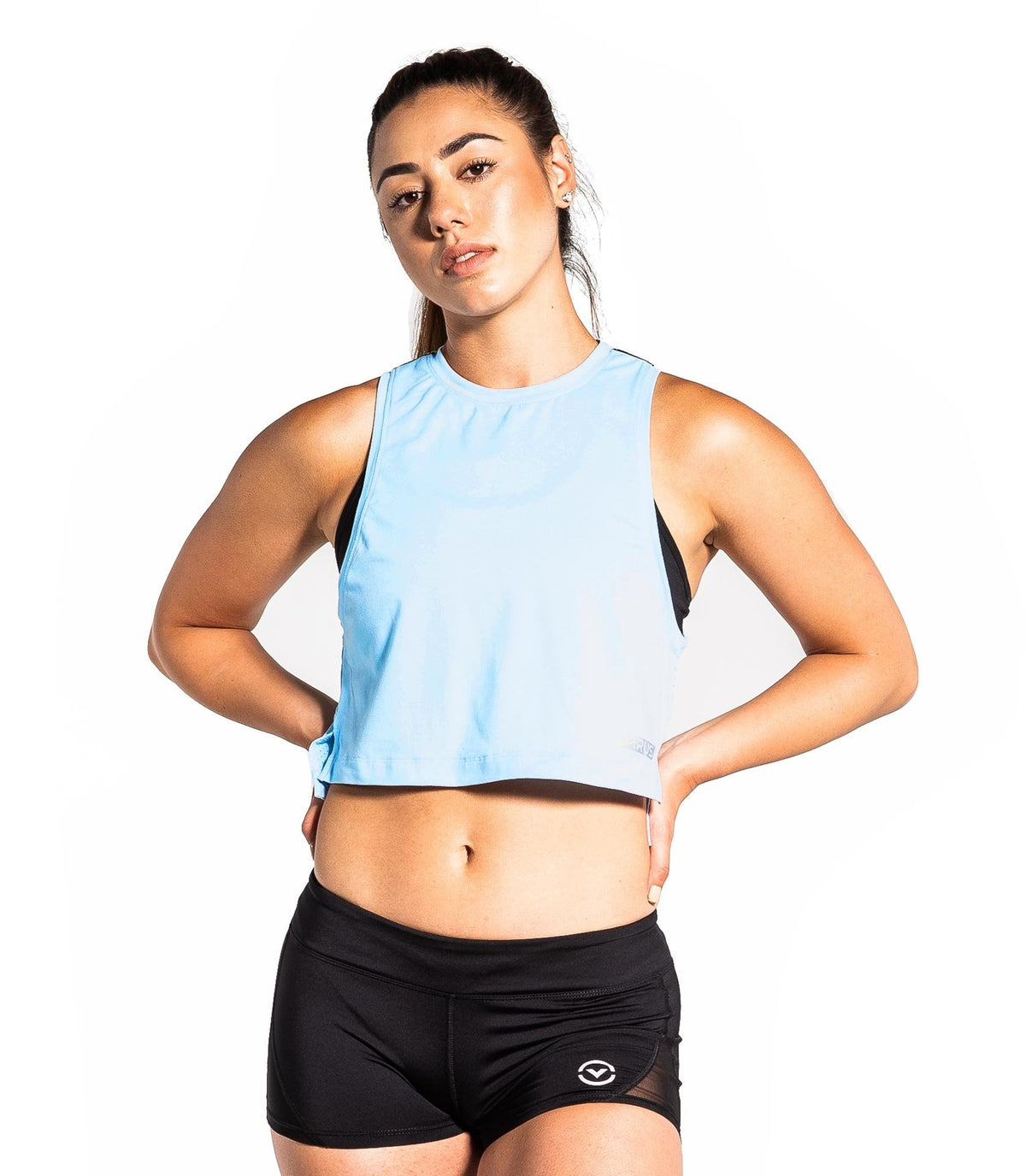 Ladies Pistol ECO Thread Crop Tank