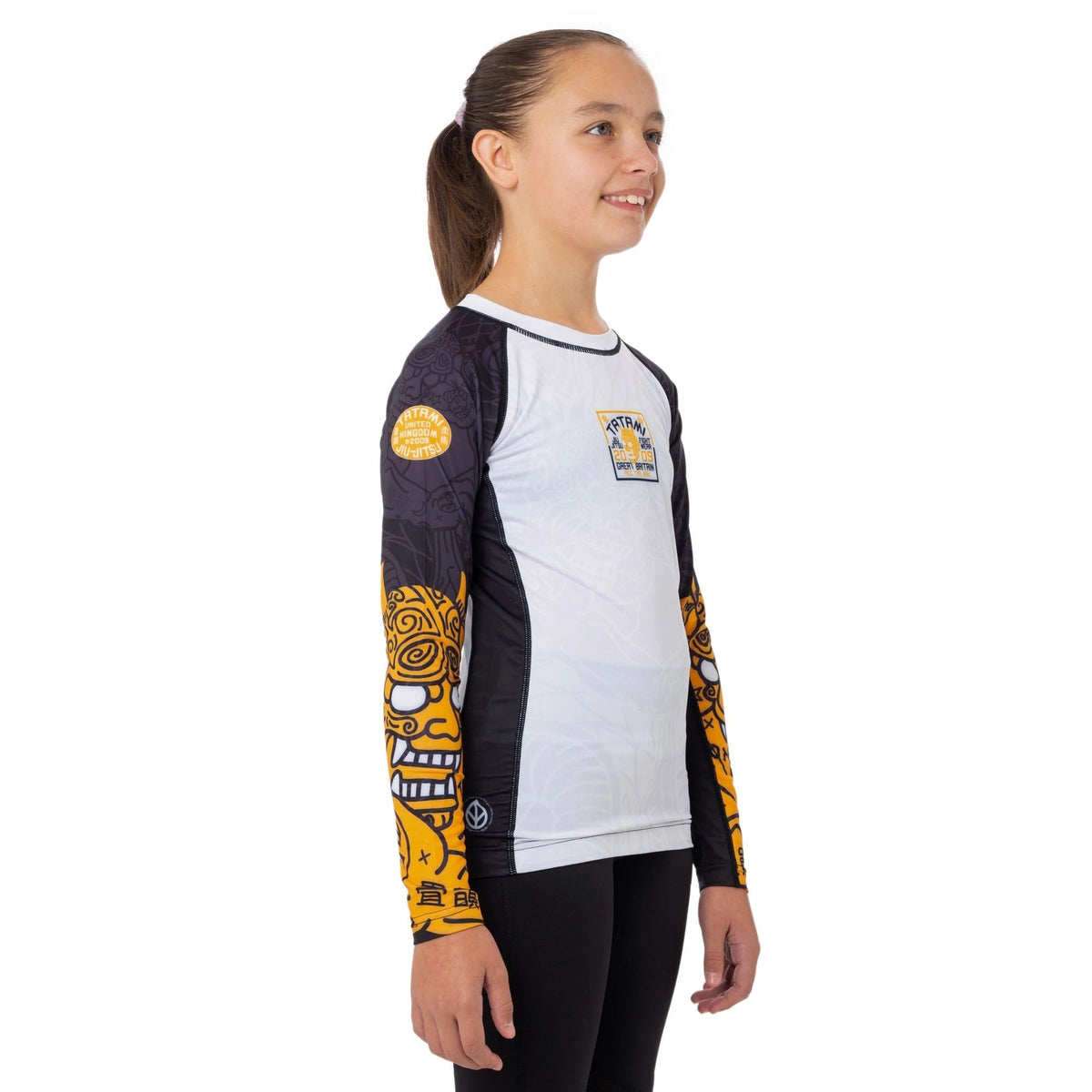 Kids Serpent Rash Guard - Orange