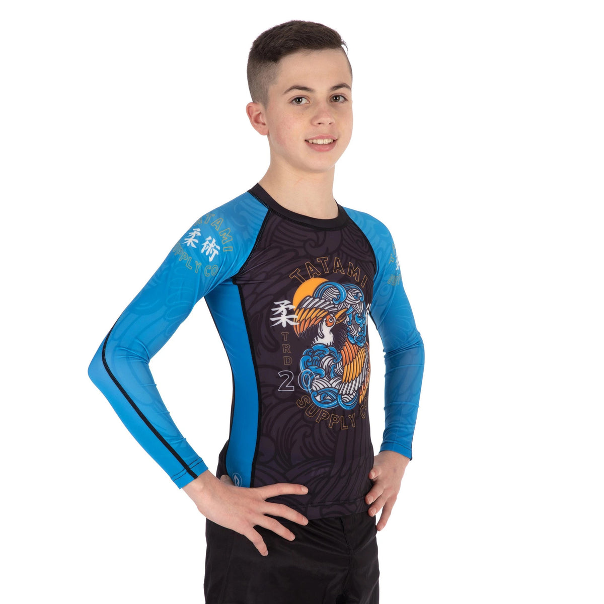 Kids Crane Rash Guard