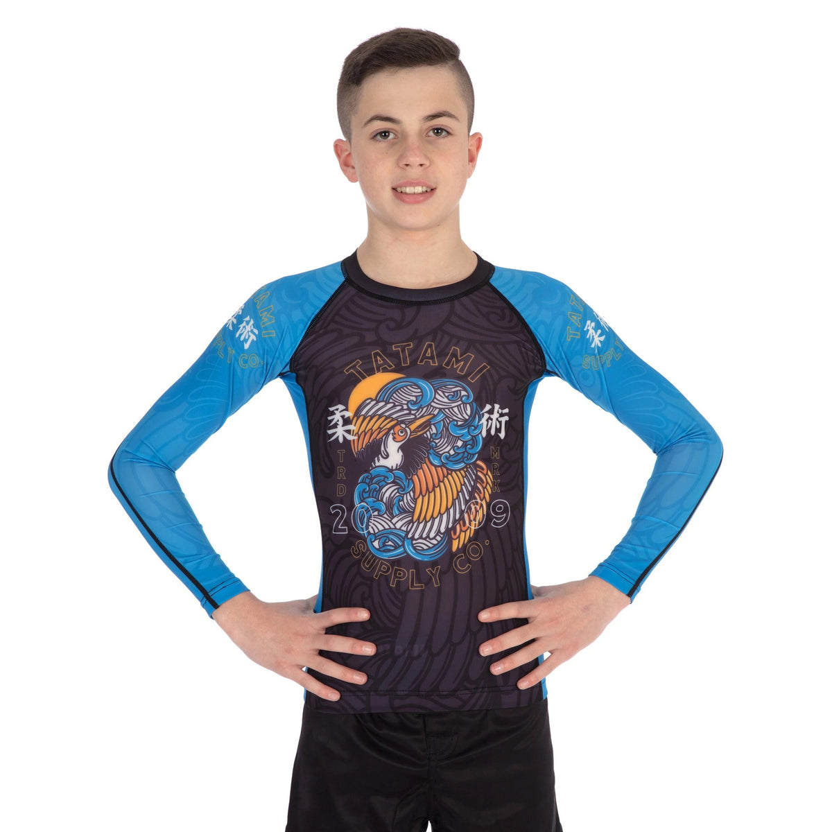 Kids Crane Rash Guard