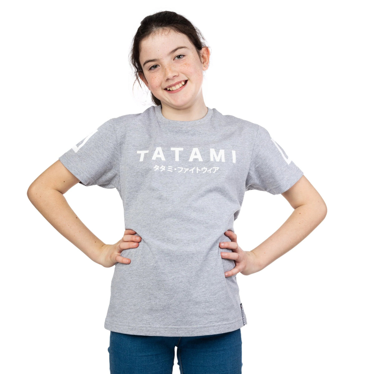 Kids Katakana Tee - Grey