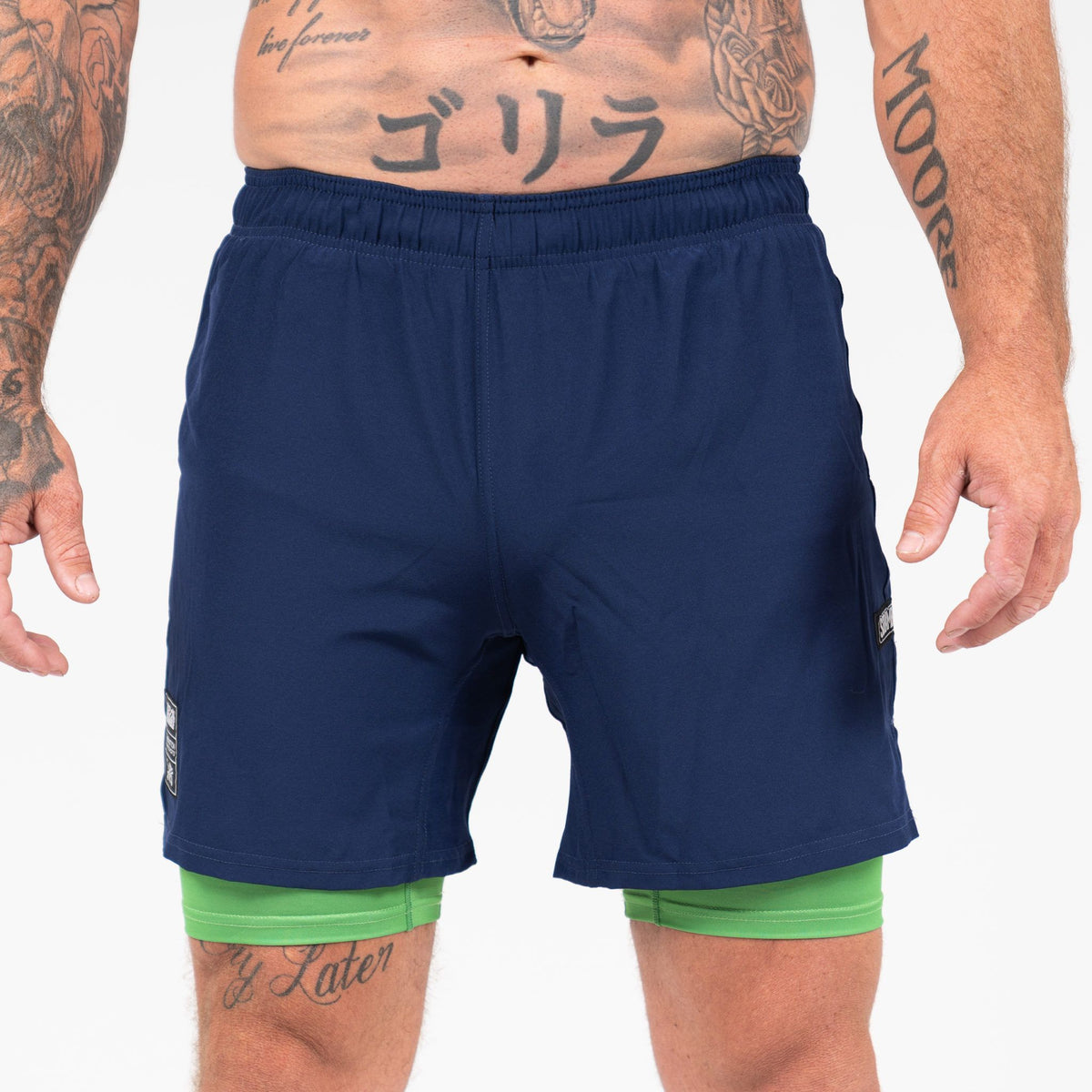 Combination Shorts - Blue&Green