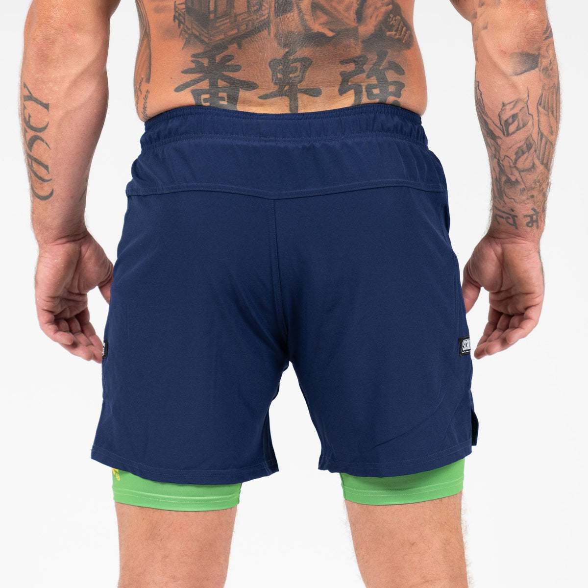 Combination Shorts - Blue&Green