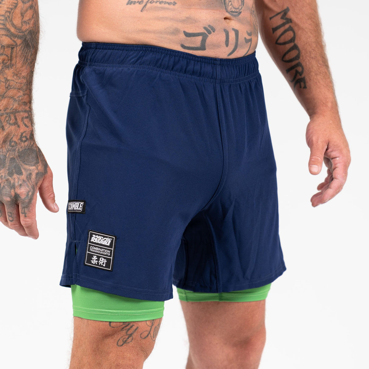 Combination Shorts - Blue&Green