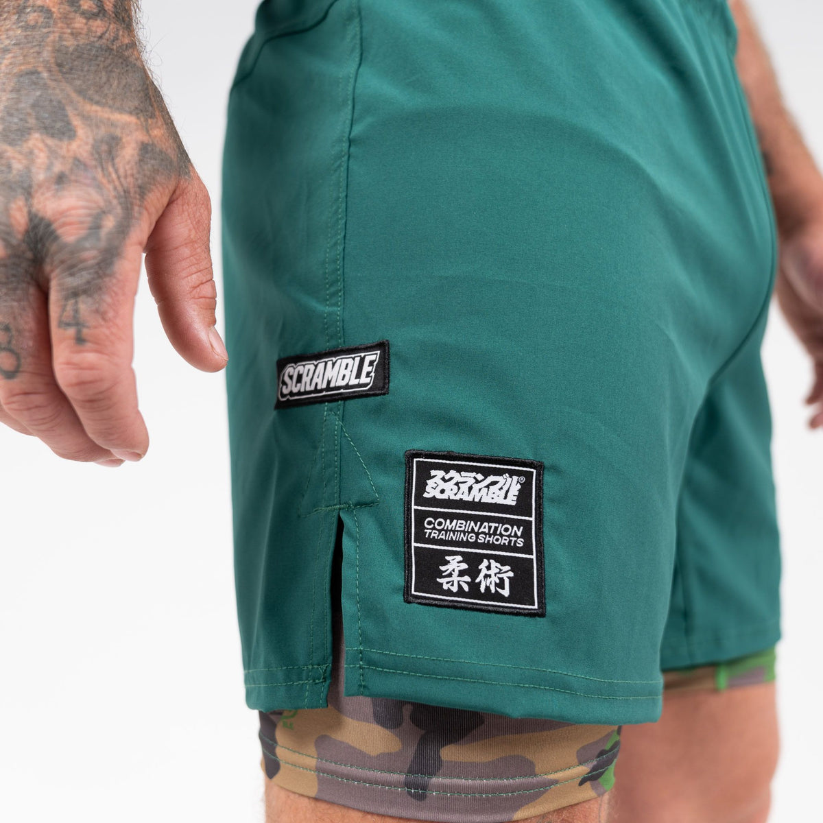 Combination Shorts - Green&Camo